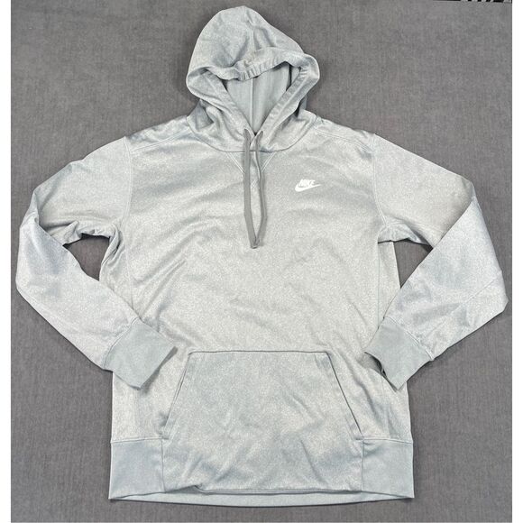 Nike Hoodie Mens L Gray Dri Fit NFL Training Long Sleeve Athletic Pullover - Picture 1 of 8